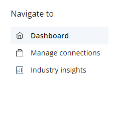 Sidebar of the ABS Business Reporting Dashboard