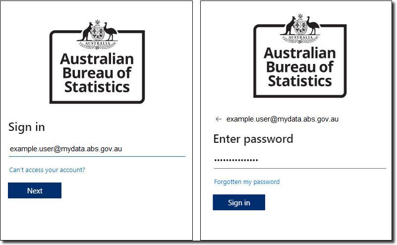 DataLab sign in username