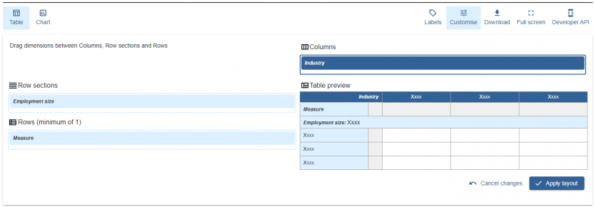 image of resulting filtered options