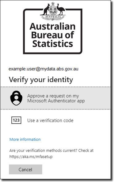 Verify your identity