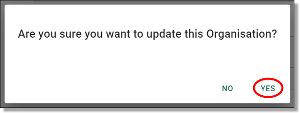 org edit confirmation