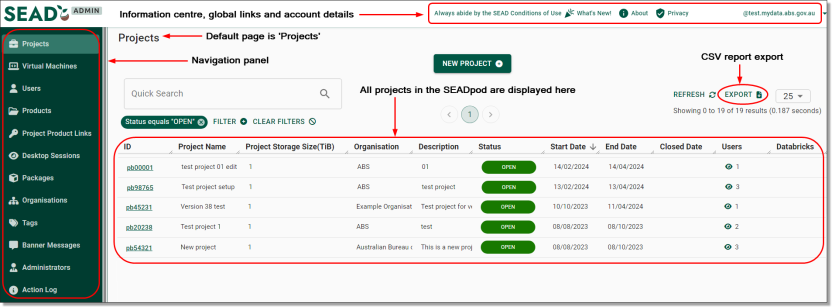 Pod owner portal